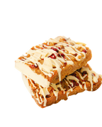 Protein Blondie Bar con frambuesa