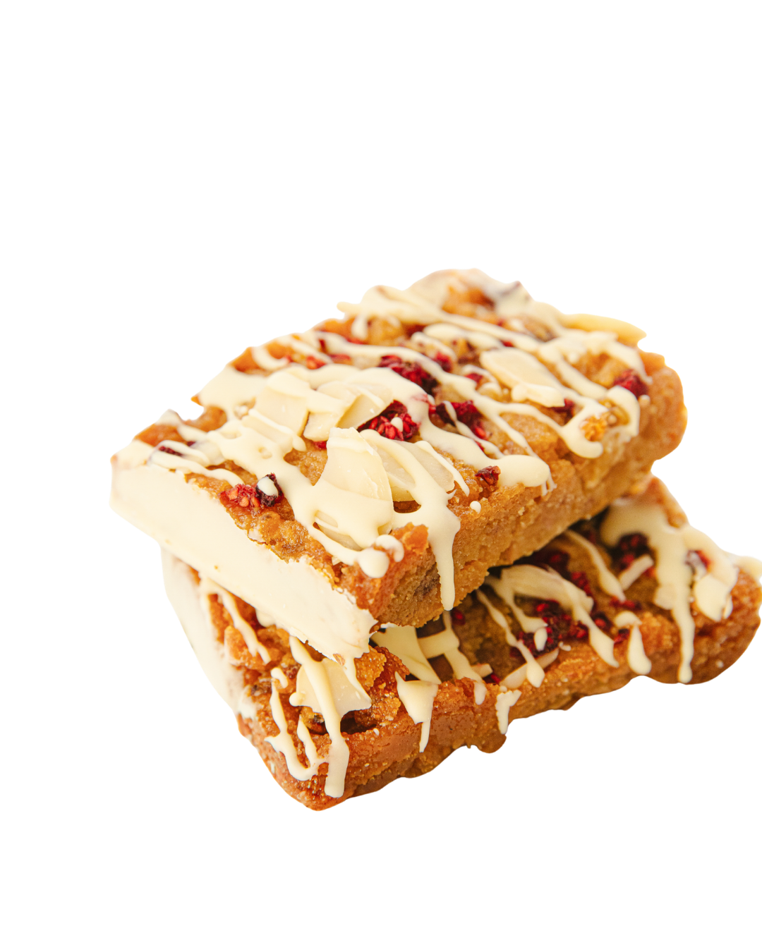 Protein Blondie Bar con frambuesa