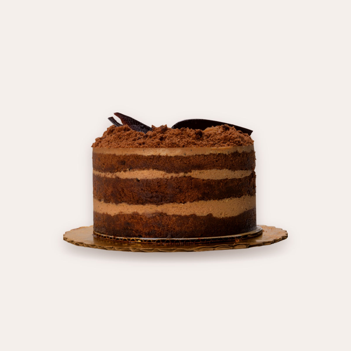 Torta de chocolate intenso con manjar