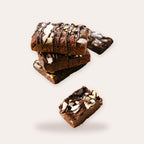 Protein Brownie Bar con almendras laminadas