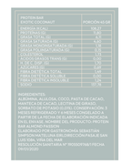 Barra proteica de coco – Exotic Coconut  -  Pack 5 barras
