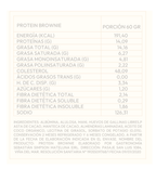 Protein Brownie Bar con almendras laminadas